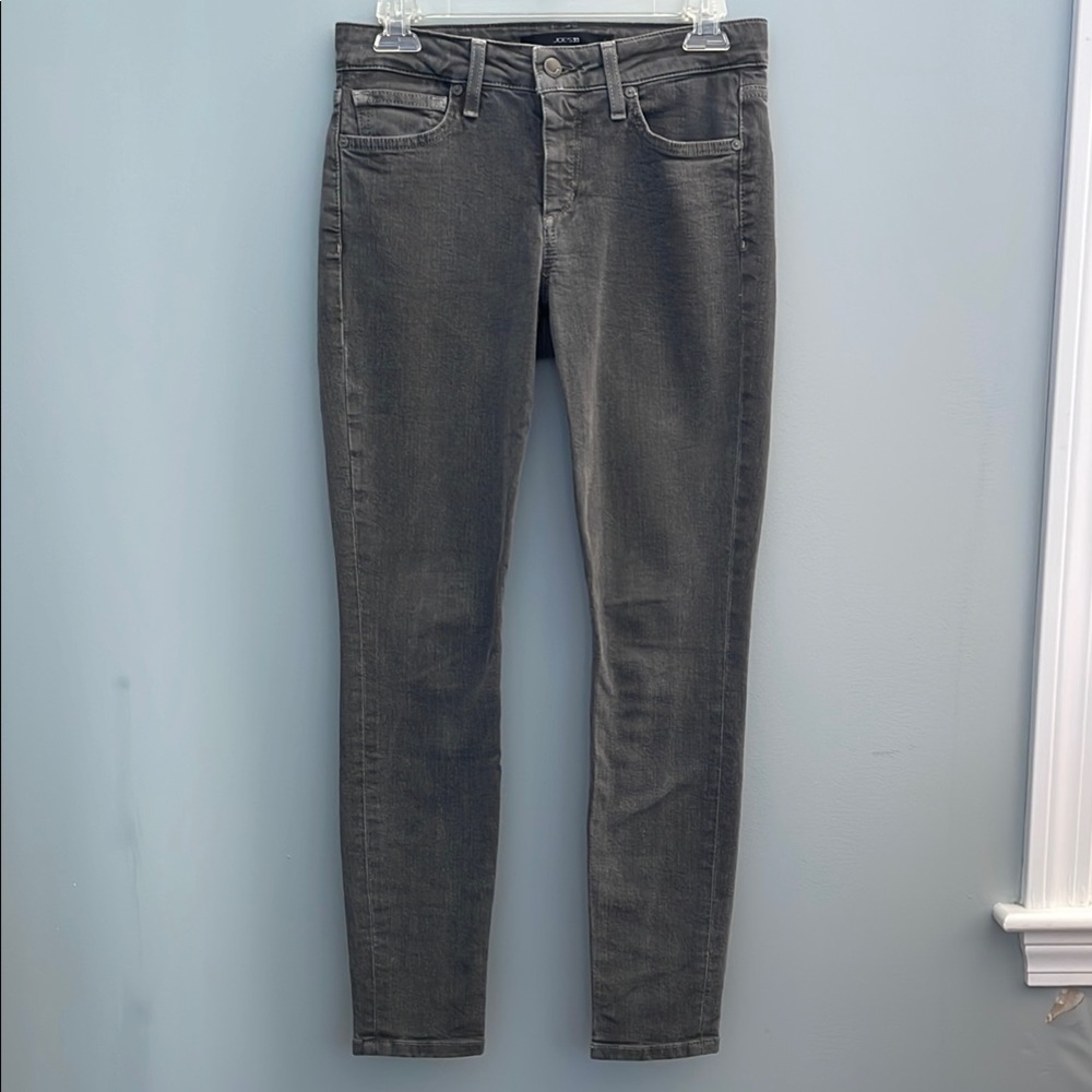 Joe’s Jeans Skinny Ankle Jeans, Gray, Size 26